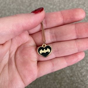 Batman Gold Tone Necklace